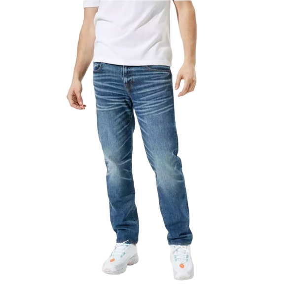 AMERICAN EAGLE Men's Airflex+ Original Straight Denim Jeans Size 31/32 - Picture 1 of 4